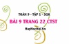 Bài 9 trang 22 Toán 9 tập 1 Chân trời sáng tạo SGK